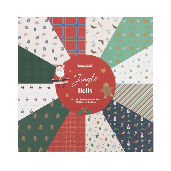 Jingle Bells 12 x 12 Inches Paper Pad 24 Sheets image number 5