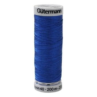 Gutermann Blue Sulky Rayon 40 Weight Thread 200m (1535)