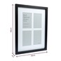 Black Multi Aperture Frame 30cm x 40cm image number 4