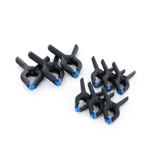 Modelcraft Black Nylon Grip Clamps 9 Pack 6X50mm