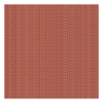 Doll&rsquo;s House Red Brick Wallpaper 42cm x 60cm