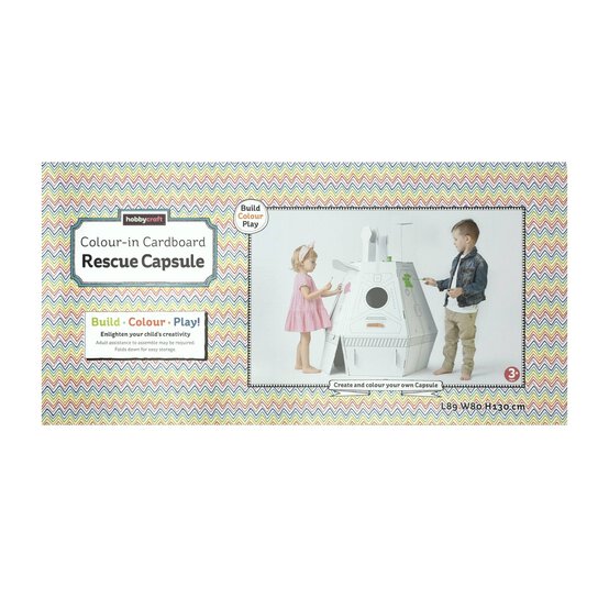Colour-In Cardboard Rescue Capsule image number 3