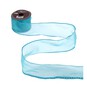 Turquoise Wire Edge Organza Ribbon 63mm x 3m image number 2