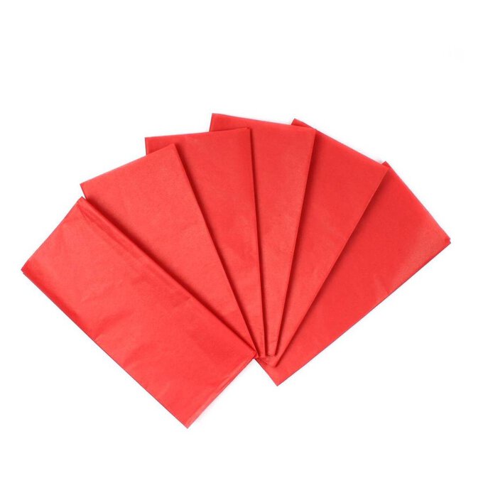 Red Tissue Paper 6 Sheets