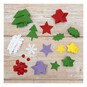 Felt Christmas Shapes 100 Pack  image number 1