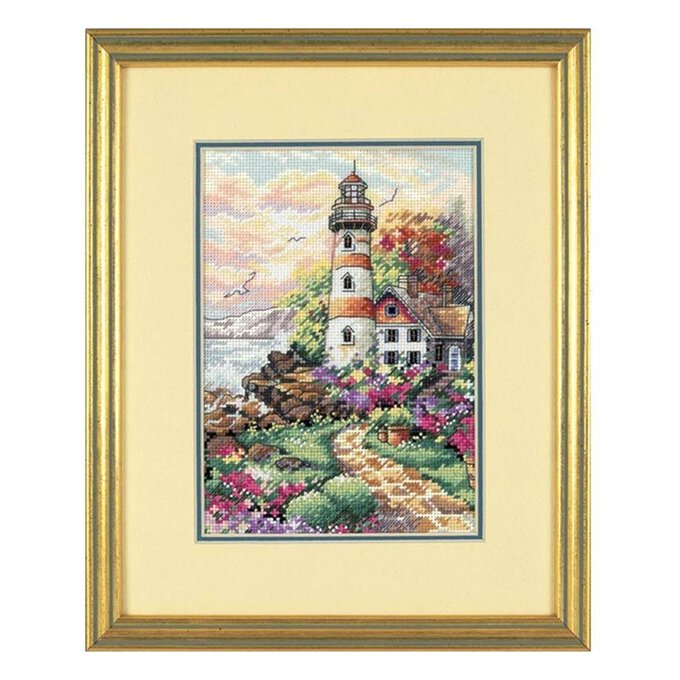 Dimensions Beacon at Daybreak Counted Cross Stitch Kit 13cm x 18cm image number 1