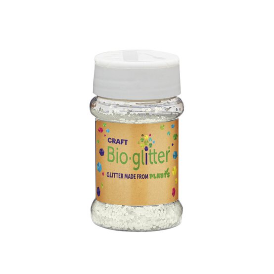White Craft Bioglitter Shaker 40g image number 1