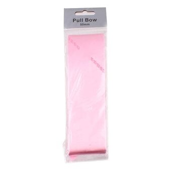 Baby Pink Pull Bow 5cm image number 2