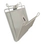 White Trolley and Wall Magazine Rack 22cm image number 2