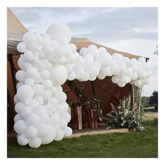 Ginger Ray White Balloon Arch Kit 200 Pieces image number 2