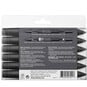 Winsor & Newton Black Promarkers 6 Pack image number 4