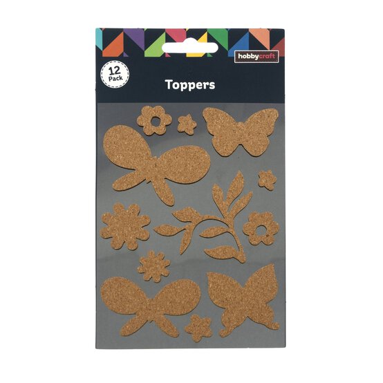 Butterfly Cork Stickers 12 Pack  image number 4