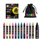 Uni-ball Posca Standard PC-5M Marker Pens and Pouch 12 Pack image number 3