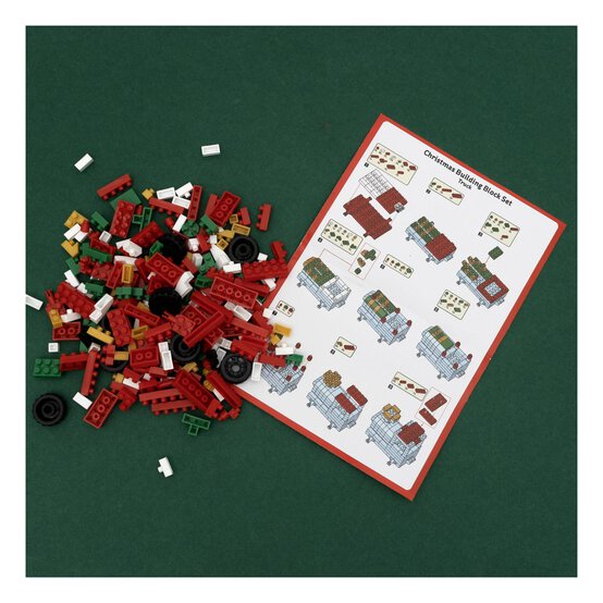 Christmas Train Building Blocks Set  image number 2