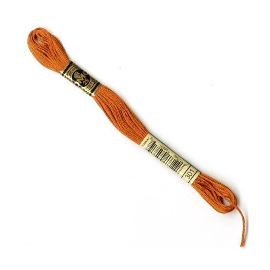 DMC Orange Mouline Special 25 Cotton Thread 8m (301)