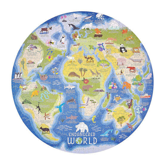 Ridley’s Endangered World Jigsaw Puzzle 1000 Pieces image number 2