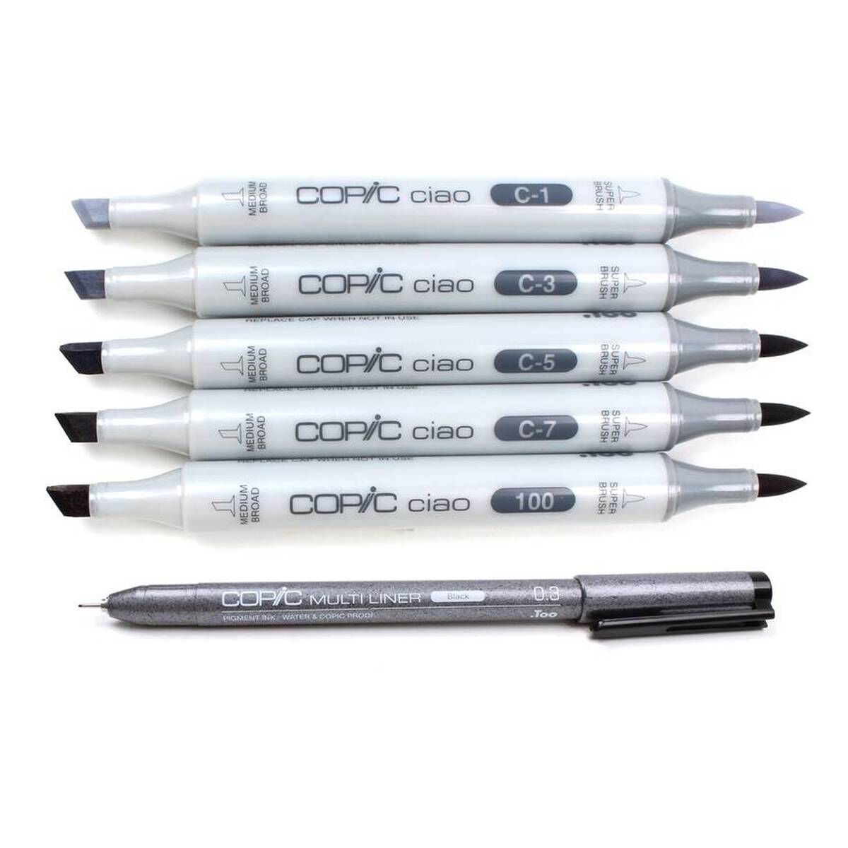 Copic Copic Ciao Twin Tip Marker Pen C1 Cool Gray No.1 