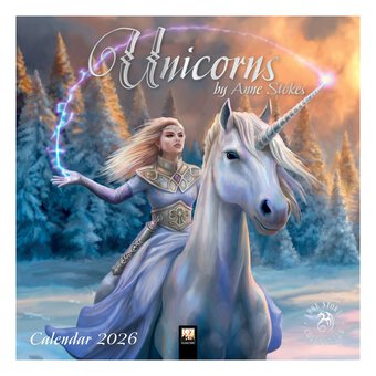 Anne Stokes Unicorns Wall Calendar 2026