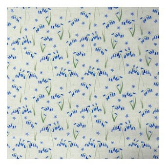 Bluebell Hollow Wild Bluebells Cotton Fabric by the Metre