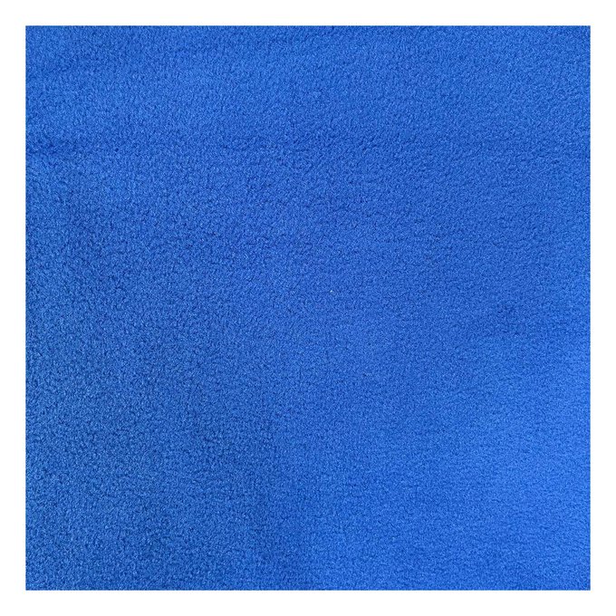 Royal Blue Polar Fleece Fabric by the Metre image number 1
