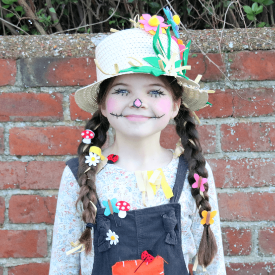 How to Make a Kids' Scarecrow Costume image number 1