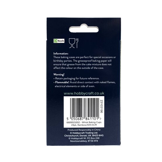 Whisk Rainbow Baking Cups 24 Pack image number 7
