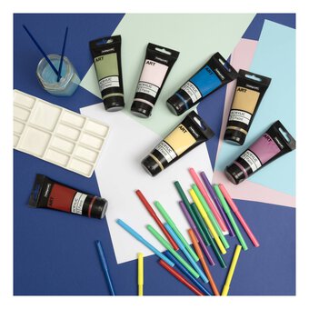 Pastel Art Acrylic Paint 75ml 6 Pack