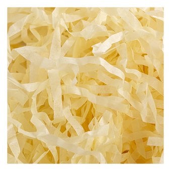 Pale Yellow Shredded Tissue Paper 25g image number 2
