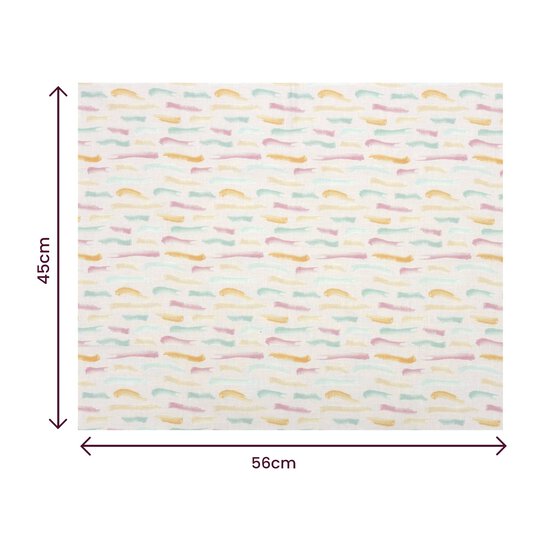 Watercolour Stripe Cotton Fat Quarters 5 Pack image number 7