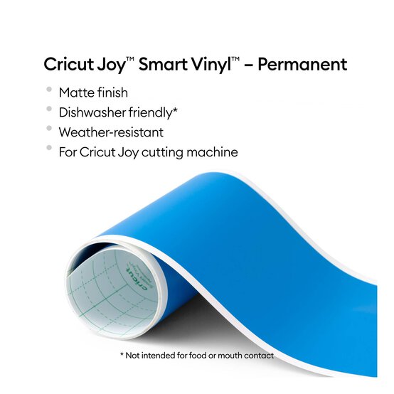 Cricut Joy Ocean Blue Permanent Smart Vinyl 5.5 x 48 Inches image number 2