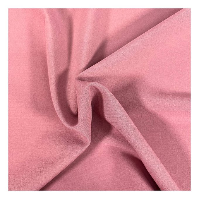 Pink Pablo Poly Viscose Fabric by the Metre image number 1