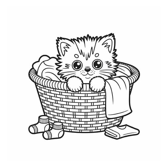 Cute Cozy Colouring: Kittens image number 5