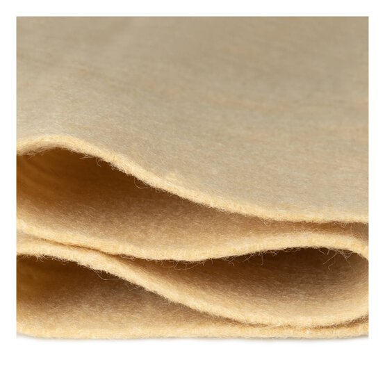 Cream Polyester Felt Sheet A4