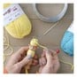 Knitcraft Yellow Cotton Blend Plain DK Yarn 100g image number 3