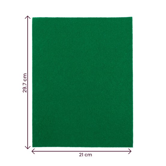 Green Self-Adhesive Felt Sheet A4 image number 4