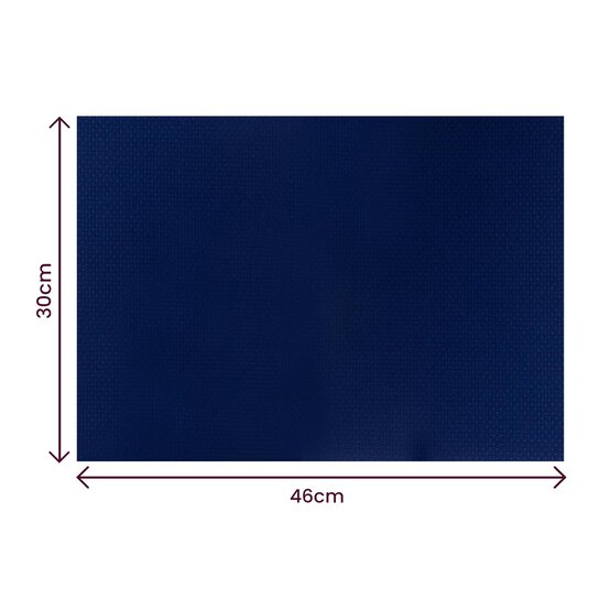 Navy Blue 14 Count Aida Fabric 30cm x 46cm image number 4