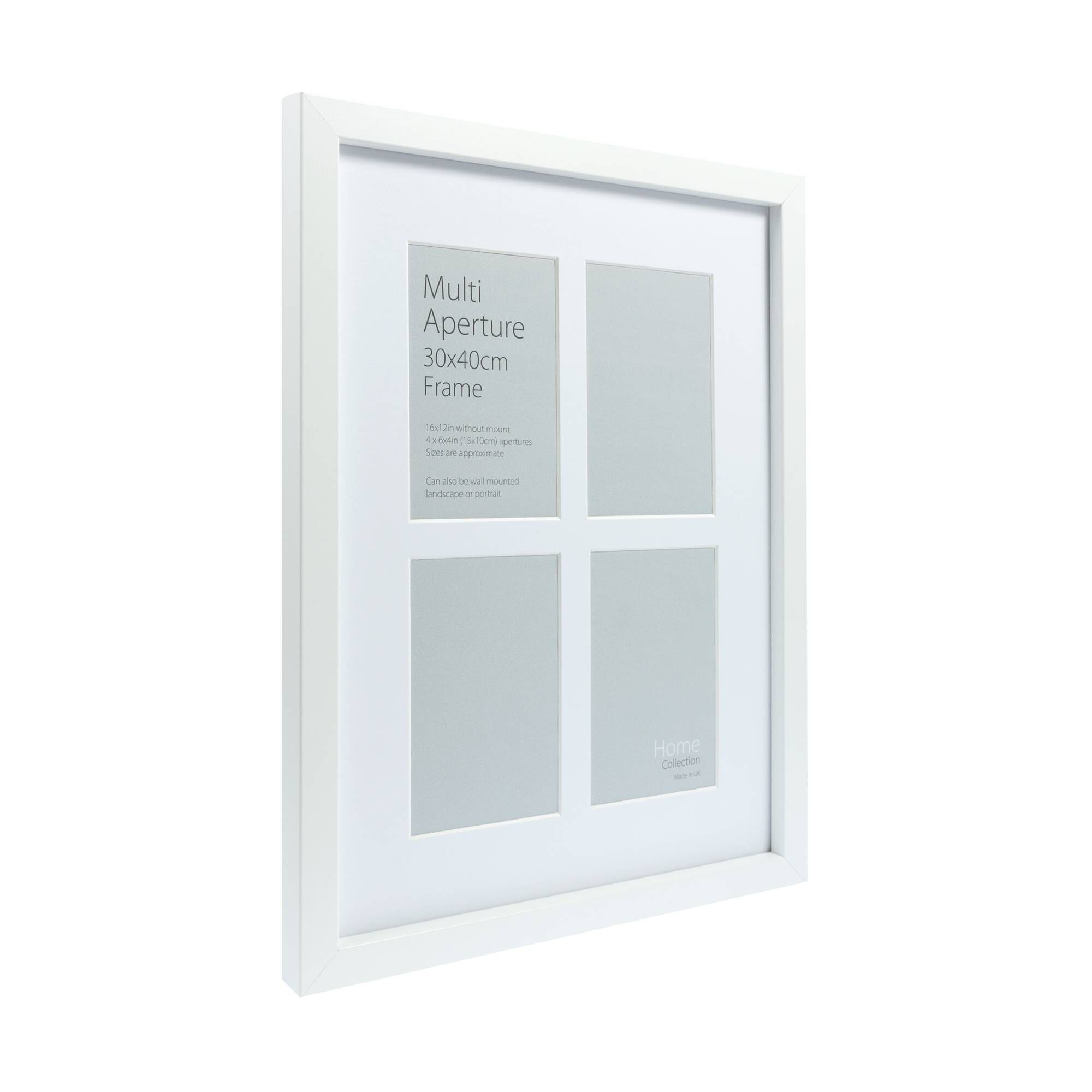 White Multi Aperture Frame 30cm x 40cm Hobbycraft