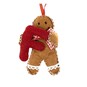 Hanging Gingerbread Felt Letter F Decoration image number 3
