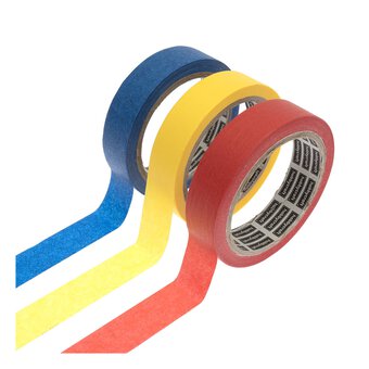 Primary Masking Tape 24mm x 25m 3 Pack