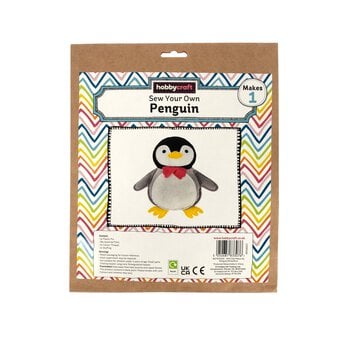 Make Your Own Penguin Felt Pillow Kit  image number 4