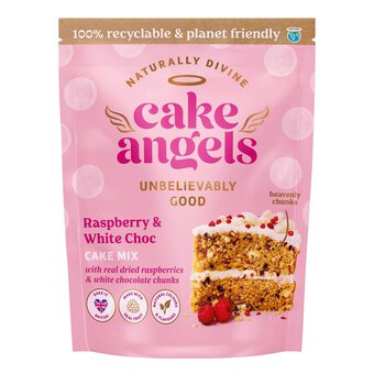 Cake Angels Raspberry and White Choc Cake Mix 380g