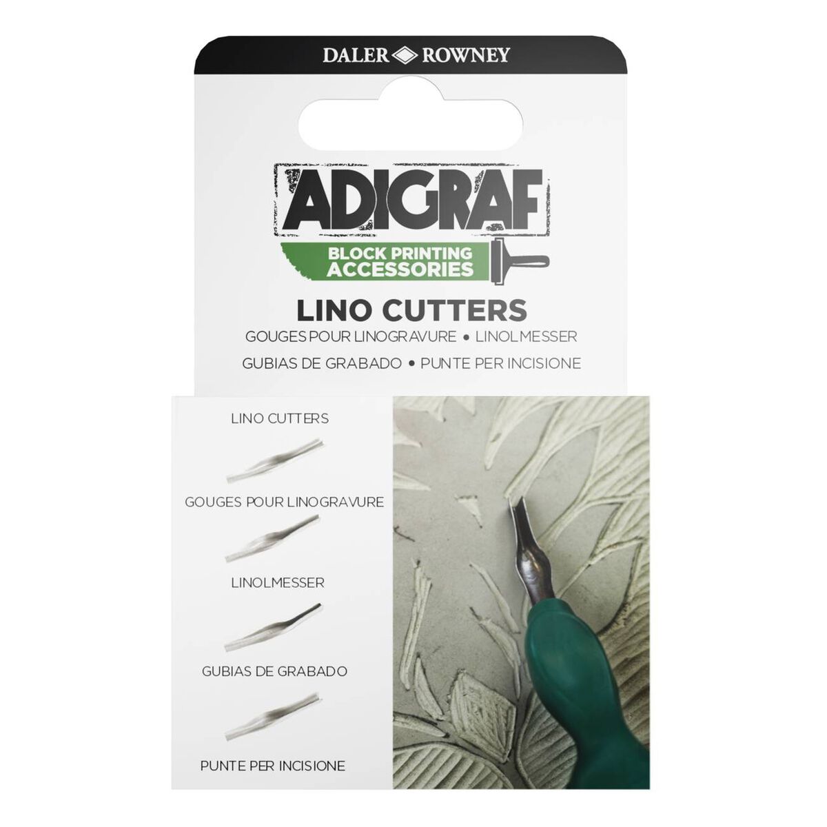 DalerRowney Adigraf Lino Cutters 4 Pack Hobbycraft