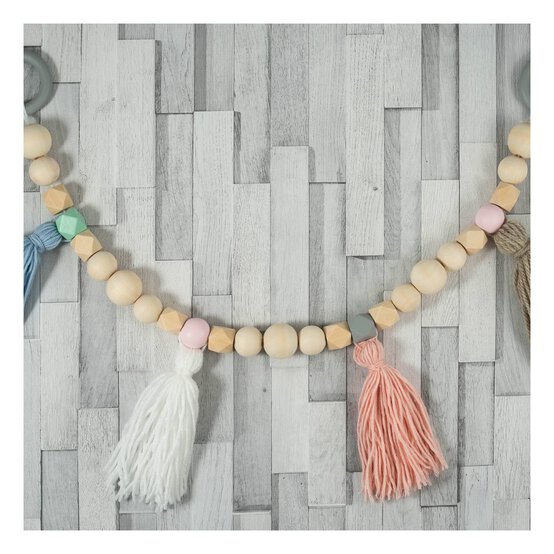 Trimits Pastel Wooden Craft Accessories Kit 33 Pieces image number 4