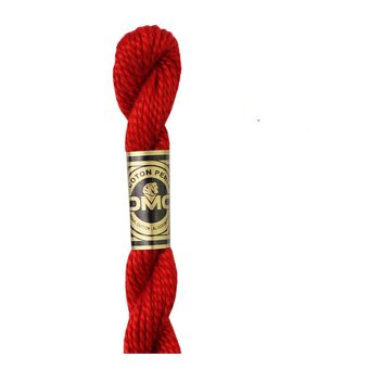 DMC Red Pearl Cotton Thread Size 3 15m (817)