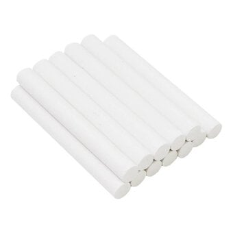 Anti-Dust White Chalks 12 Pack