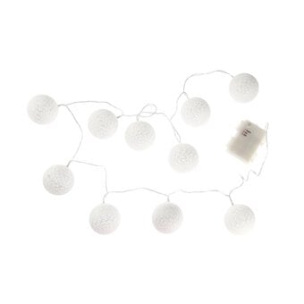 LED Cotton Ball Lights 1.65m image number 2