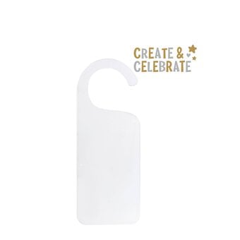 Create & Celebrate Clear Acrylic Door Sign