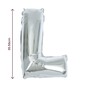 Silver Foil Letter L Balloon image number 2