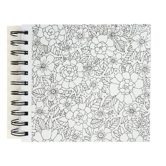 Floral Pocket Colouring Book | Hobbycraft