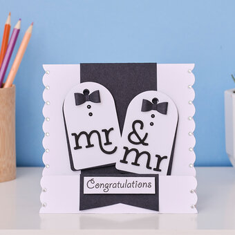 How to Make a Mr & Mr Wedding Card